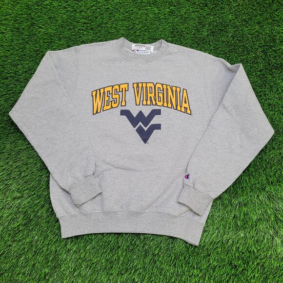 Vintage West-Virginia University Sweatshirt Small 19x23 Gray - Picture 1 of 12